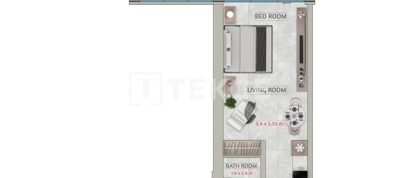 3 dormitorios apartamento en venta en Falcon City of Wonders, Dubai, UAE № 184903 5