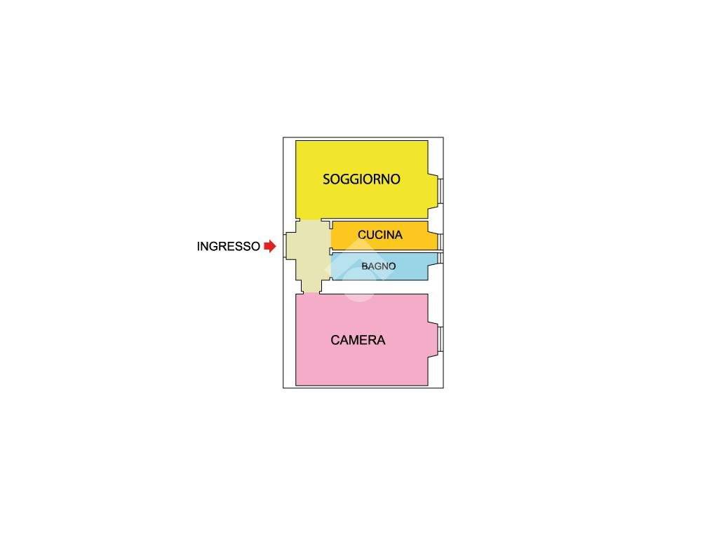 1 bedroom Apartment in Rome, Italy No. 53980