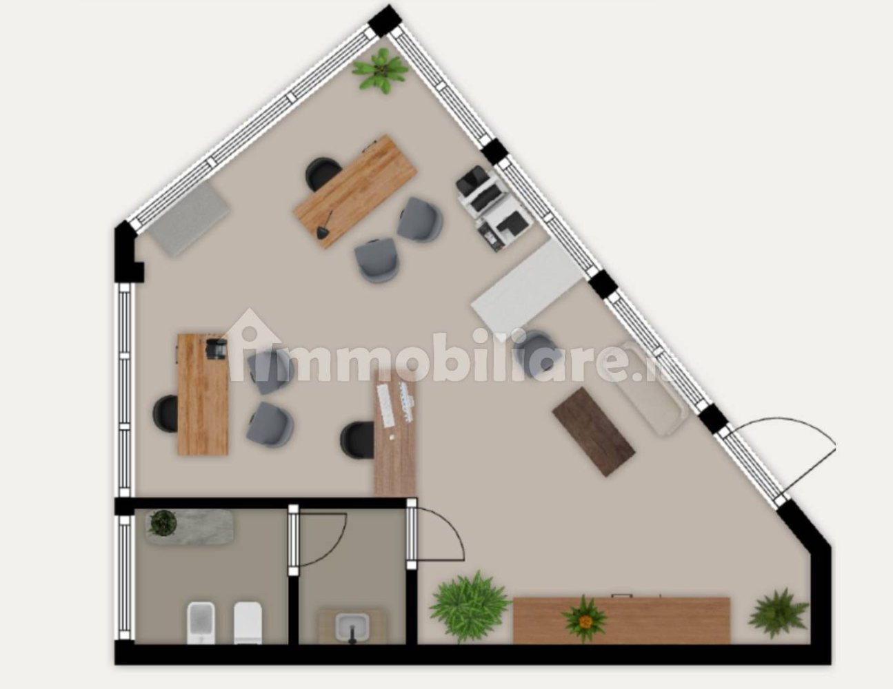 Офис с 1 комнатой в Сассуоло, Италия № 78381