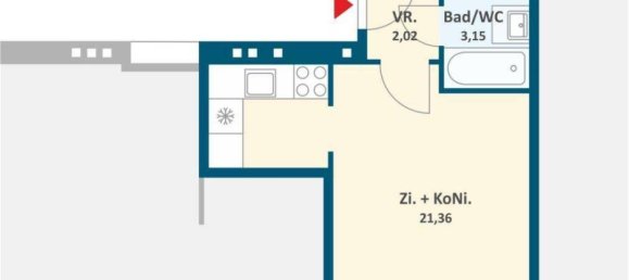 Studio in Hietzing, Austria, Nr. 160574 22