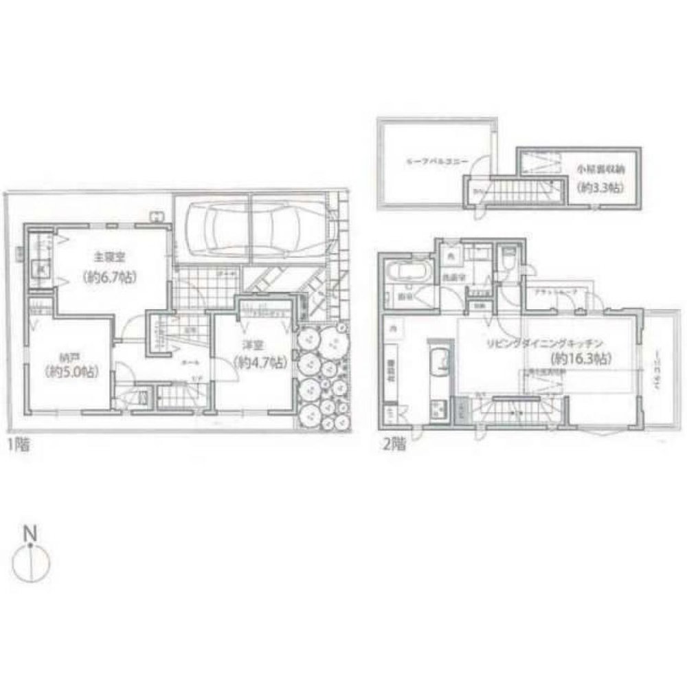 2 bedrooms House in Tokyo, Japan No. 4792