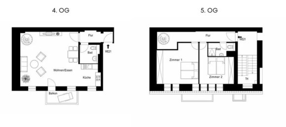 3-salle Duplex à Gesundbrunnen, Germany No. 106915 3