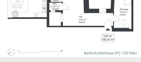 3 rooms Apartment in Meidling, Austria No. 224129 22