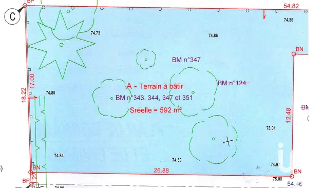 592m² Land in Monts, France No. 262242