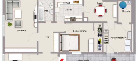 2 غرف نوم منزل في Traunstein, Germany رقم 196101 20