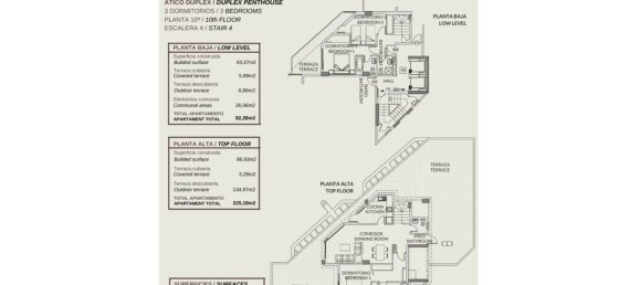 3 غرف نوم بانتهاوس في Calpe, Spain رقم 41872 35