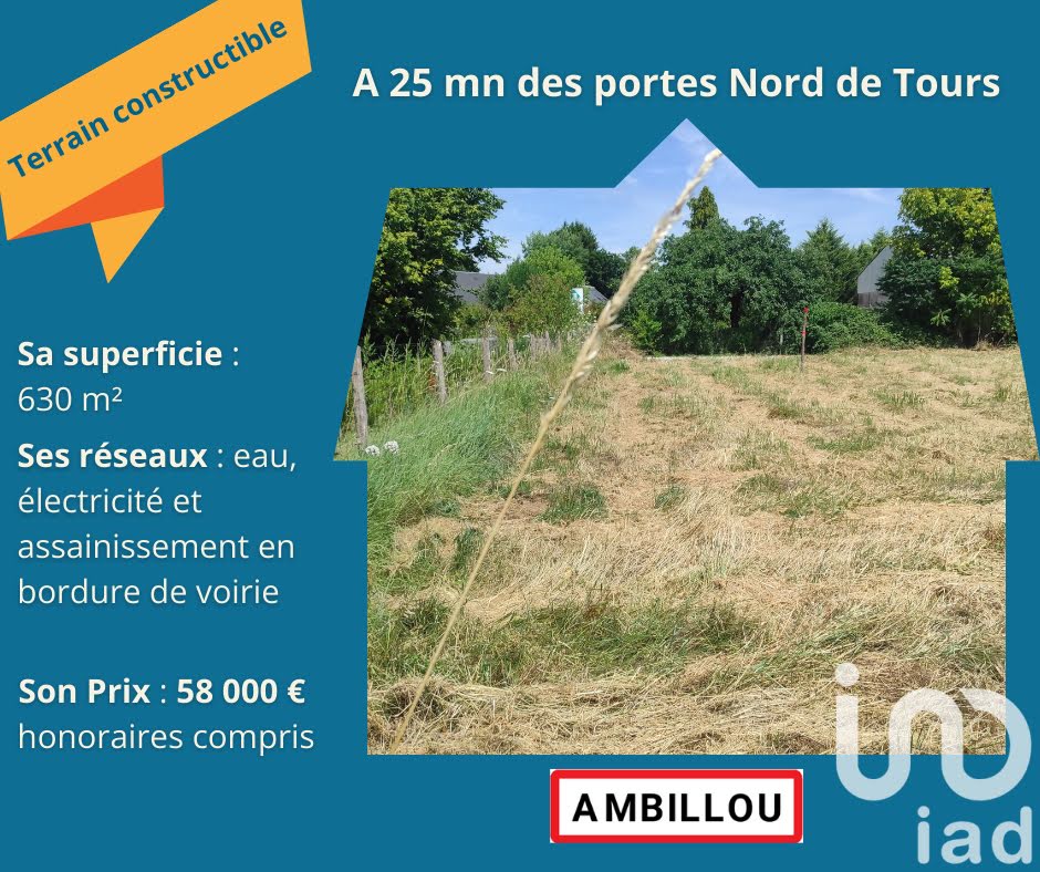 Terreno em Ambillou, France 630 m² N.º 266154