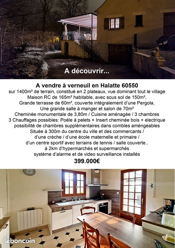 Дом с 5 спальнями в Вернёй-ан-Алат, Франция № 341569