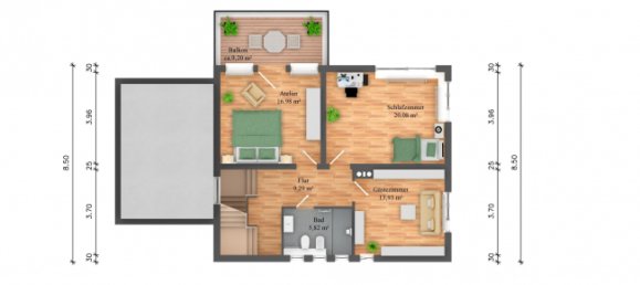 Дом с 5 спальнями в Висбаден, Германия № 22707 22