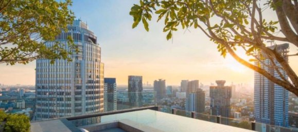 Apartamento com 1 quarto em condomínio em Watthana, Thailand N.º 4622 14