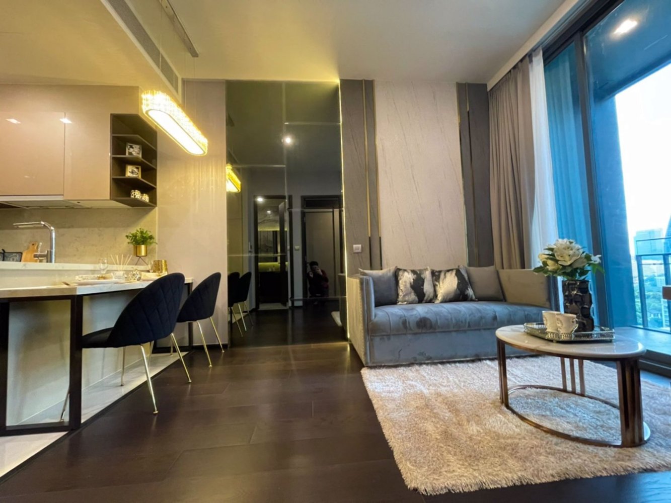 Apartamento com 1 quarto em condomínio em Watthana, Thailand N.º 4622