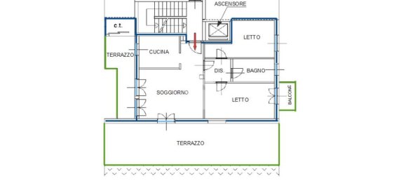 Apartamento T2 em Colorno, Italy N.º 310062 15