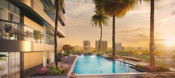 Квартира с 1 спальней в AZIZI GRAND, Dubai Sports City, ОАЭ № 62104 4