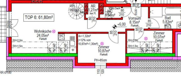 3غرفة شقة في Vienna, Austria رقم 156933 16