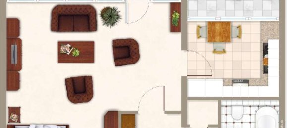 2 غرف نوم شقة في Cologne, Germany رقم 260710 3