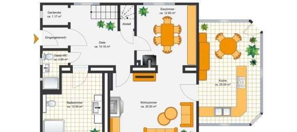 6-salle Maison à Potsdam-Mittelmark, Germany No. 286608 14