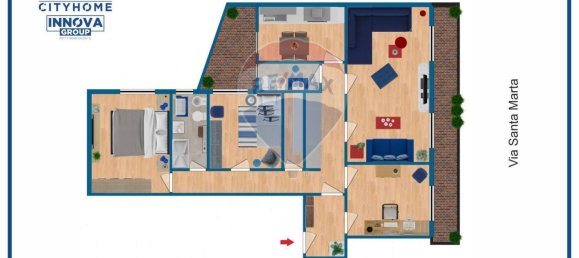 5 rooms Apartment in Messina, Italy No. 216437 15