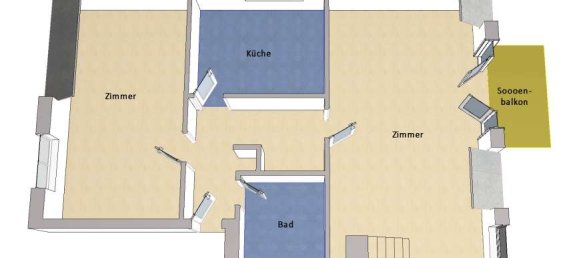 2 rooms Duplex in Potsdam, Germany No. 279860 5