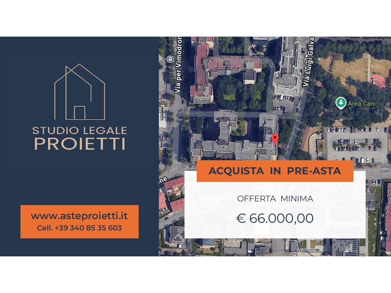 Apartamento T2 em Cologno Monzese, Italy N.º 308285