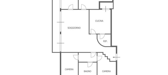 Квартира с 6 комнатами в Пезаро, Италия № 71604 20