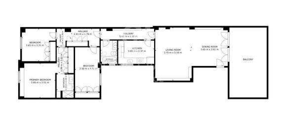 Penthouse T3 em Valencia, Spain N.º 78992 21