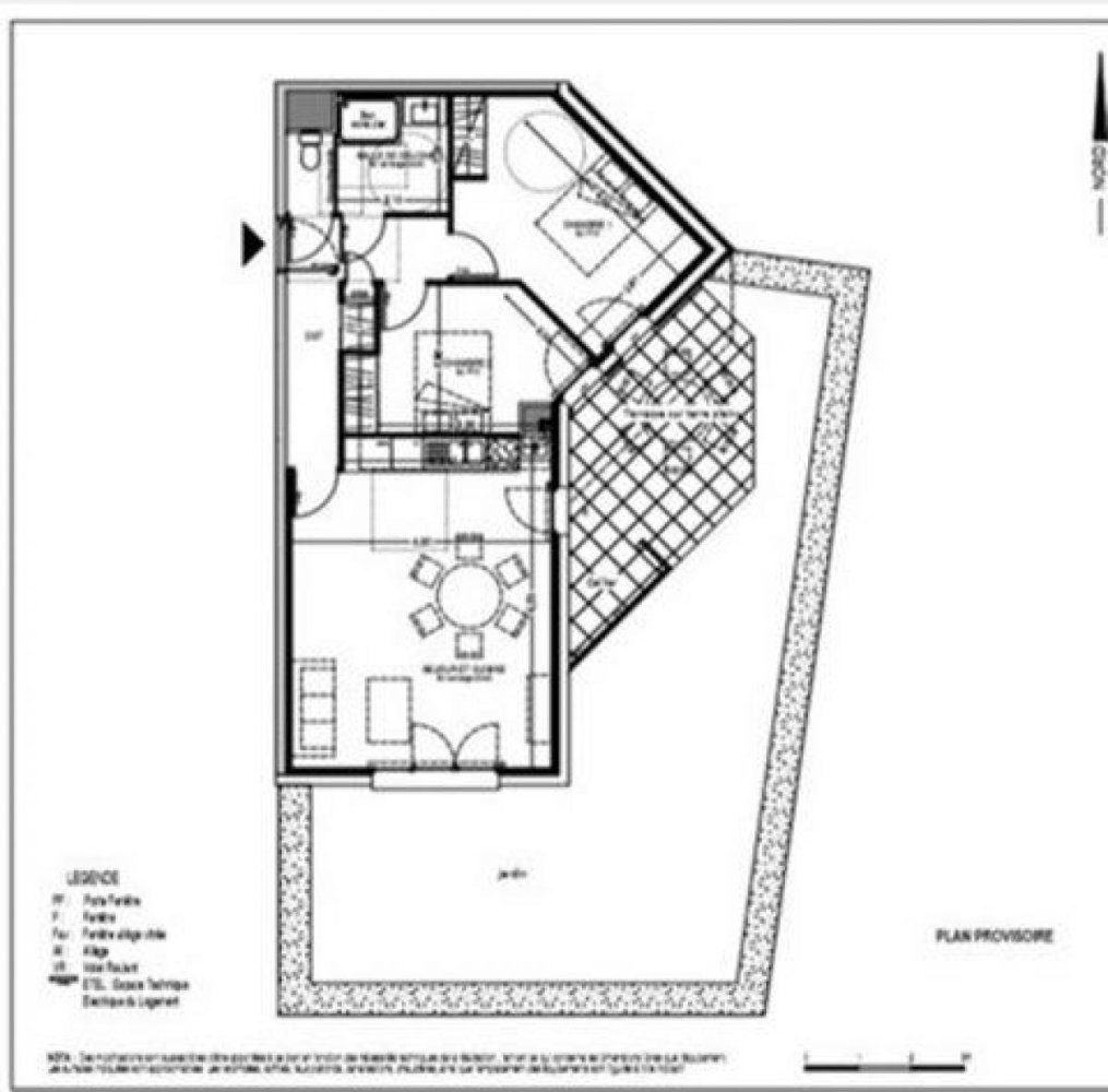 Кондоминиум  с 2 спальнями в Маринье, Франция № 31424