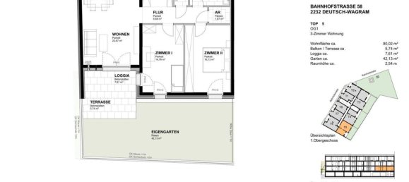 3 rooms Apartment in Deutsch-Wagram, Austria No. 254776 11