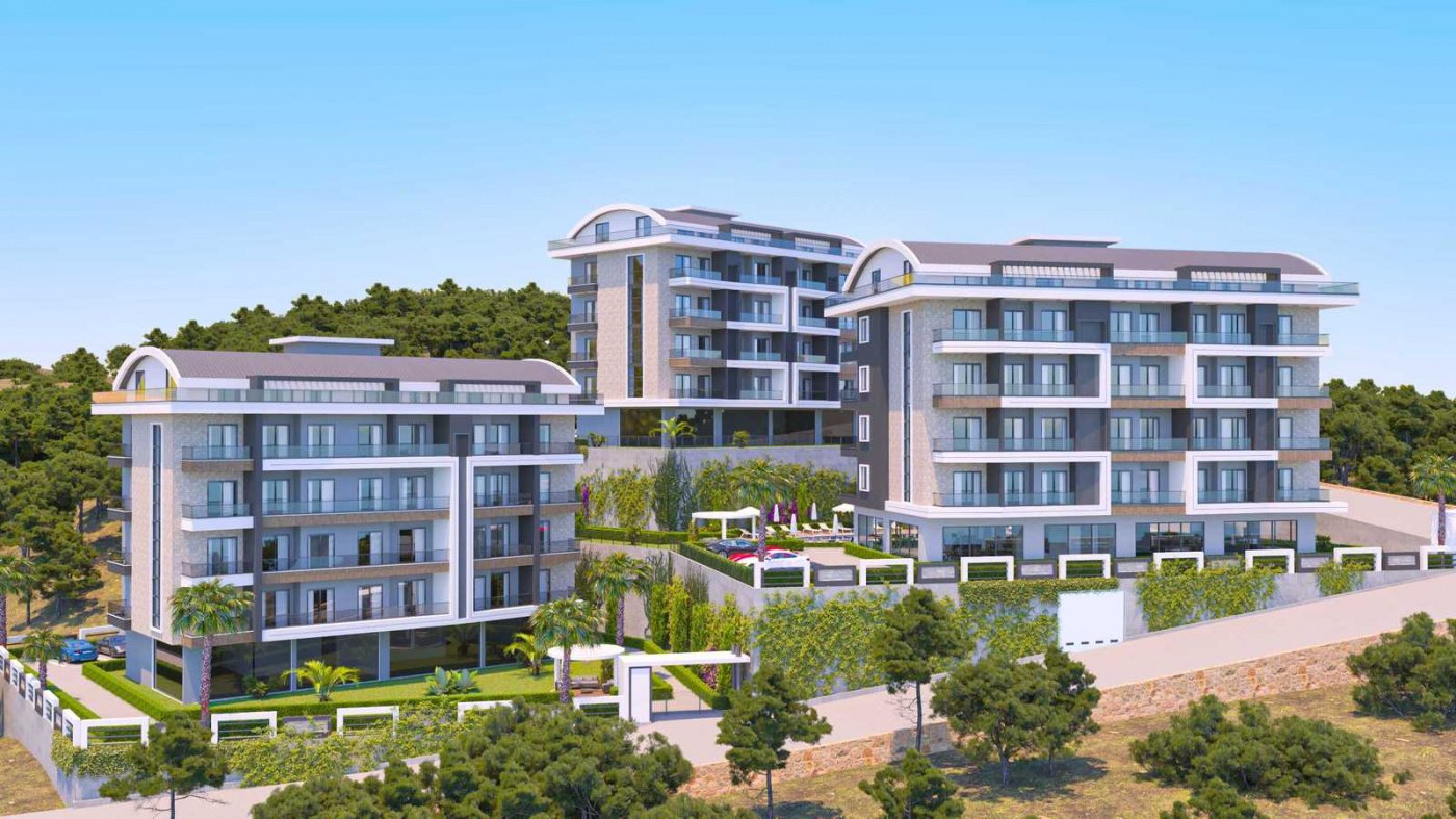 Apartment 1+1 in Oba, Turkey No. 4991
