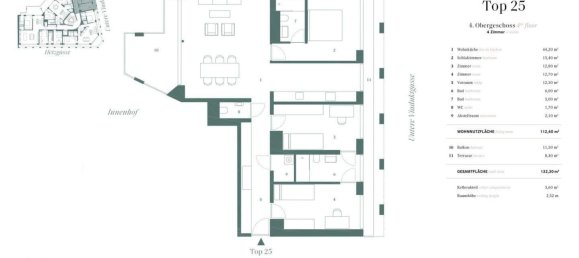 4 rooms Apartment in Vienna, Austria No. 250828 13