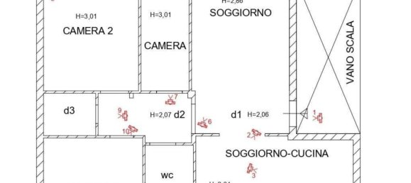 5 rooms Apartment in Giugliano in Campania, Italy No. 10987 2