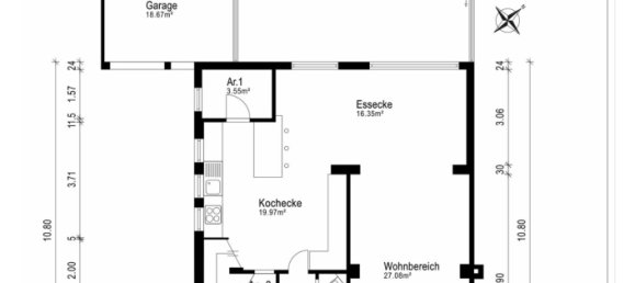 2 rooms Townhouse in Bremen, Germany No. 347311 19