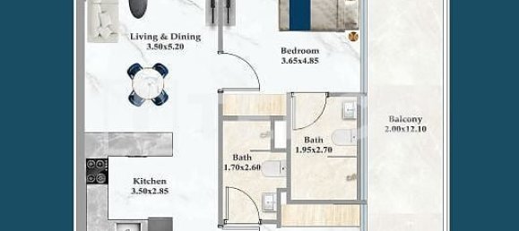 2 bedrooms Apartment for sale in Dubai, UAE № 101947 14
