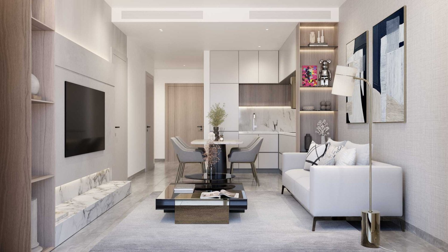 Квартира с 2 спальнями в SAMANA GOLF VIEWS, Dubai Sports City, ОАЭ № 62245