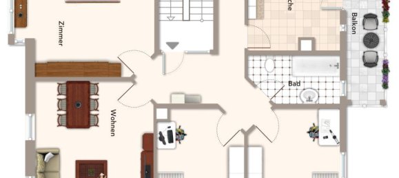 4غرفة شقة في Baden-Wurttemberg, Germany رقم 61945 2