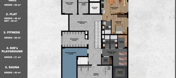 Apartment 1+1 in Avsallar, Turkey No. 31402 24