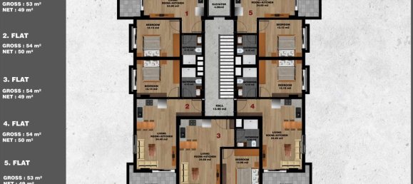 Apartment 1+1 in Avsallar, Turkey No. 31402 25