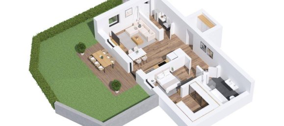 2-salle Appartement à Elmen, Austria No. 21346 2