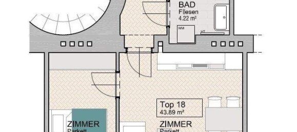 2 rooms Apartment in Brigittenau, Austria No. 133306 12