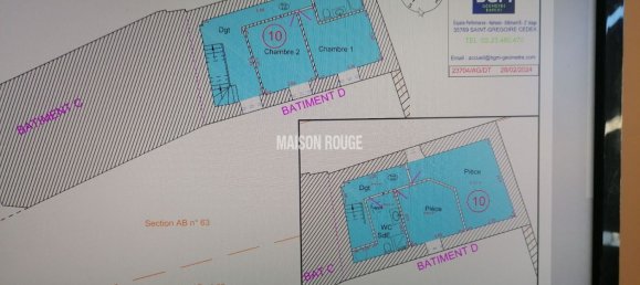 Casa de 2 dormitorios en Becherel, France No. 196122 3