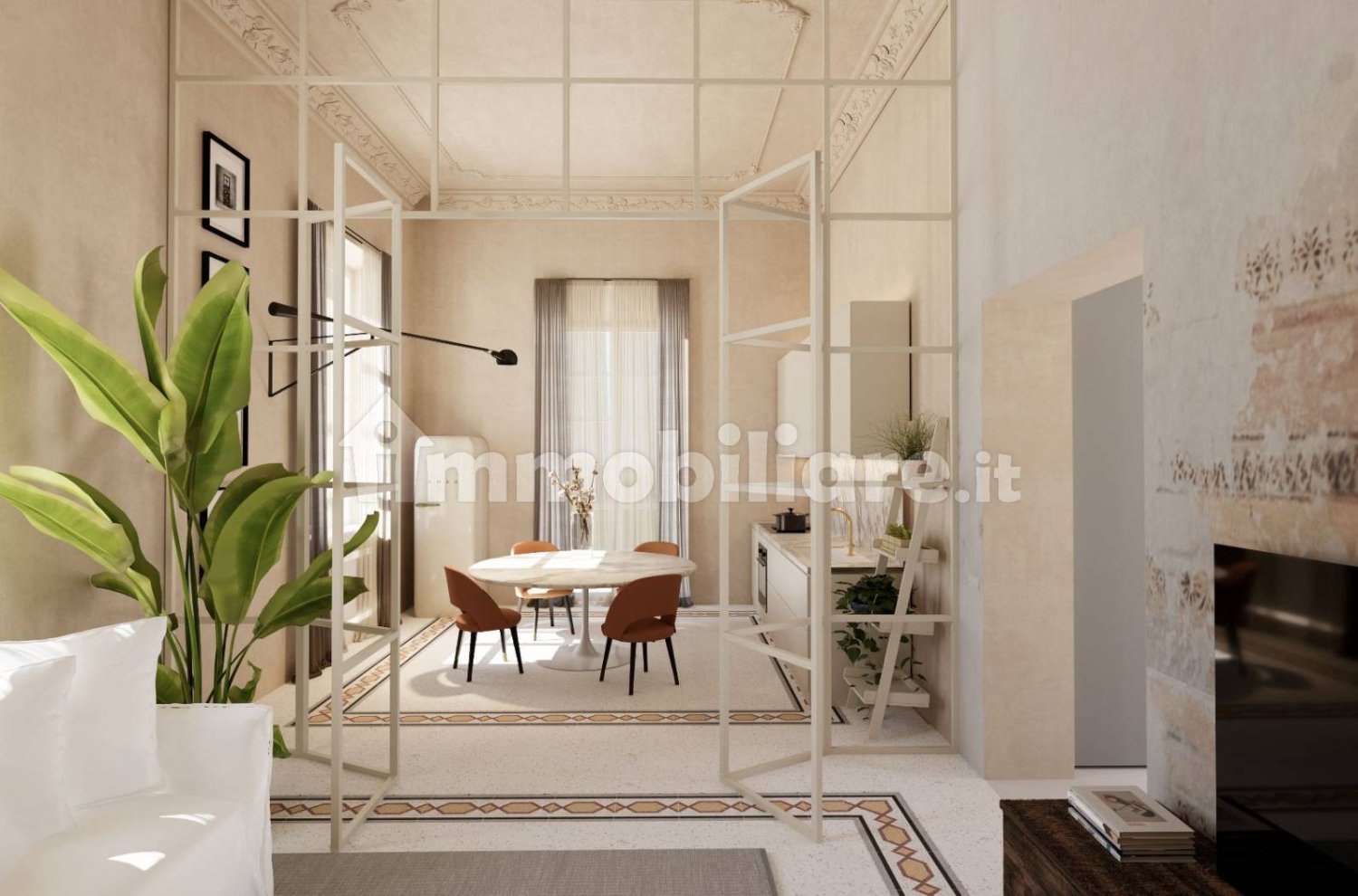 Квартира с 1 спальней в Флоренция, Италия № 44489