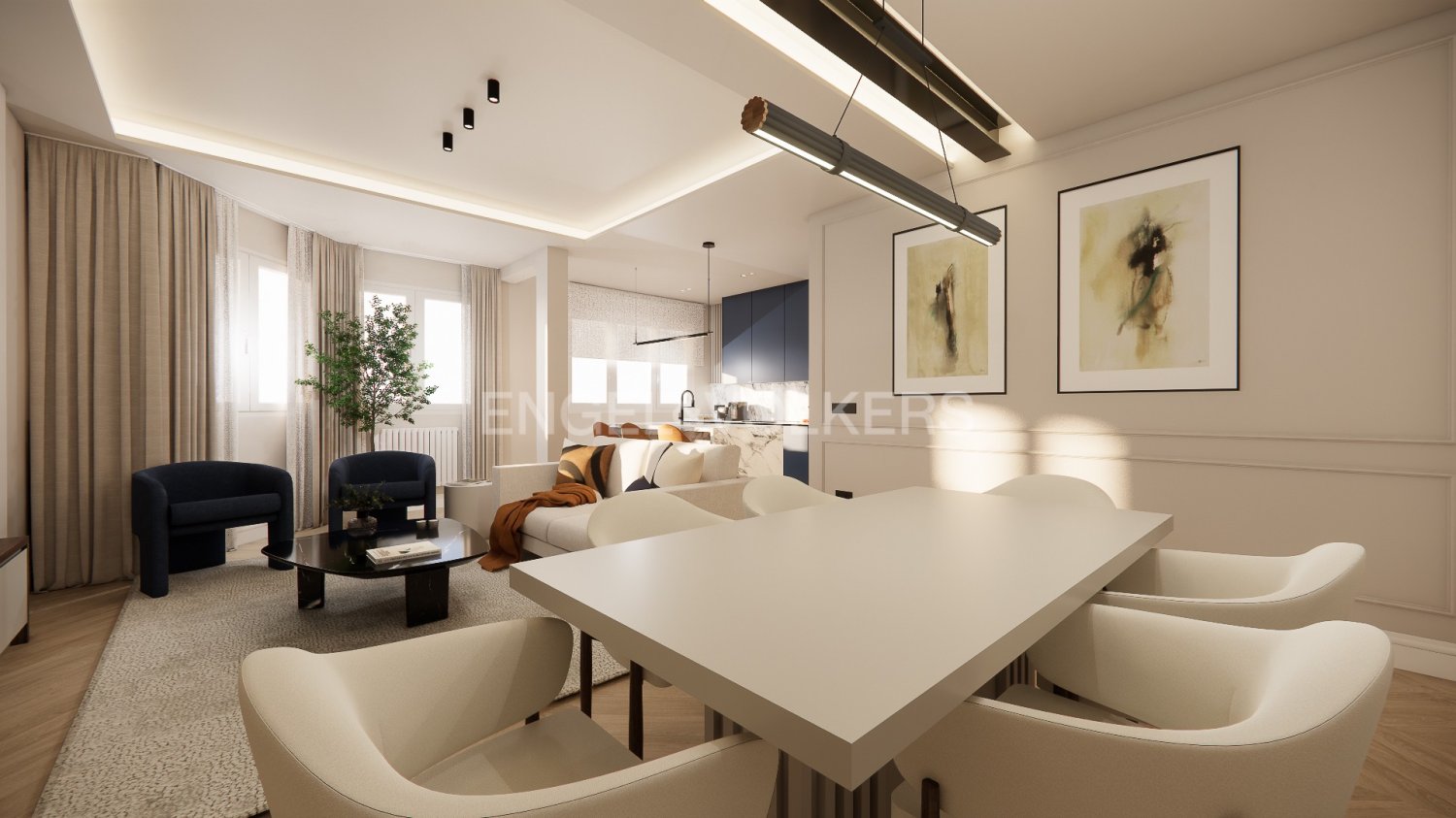 3 bedrooms Apartment in Madrid, Spain No. 118737