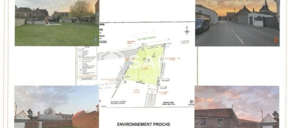 507m² Land in Thun-l'Eveque, France No. 72443 4