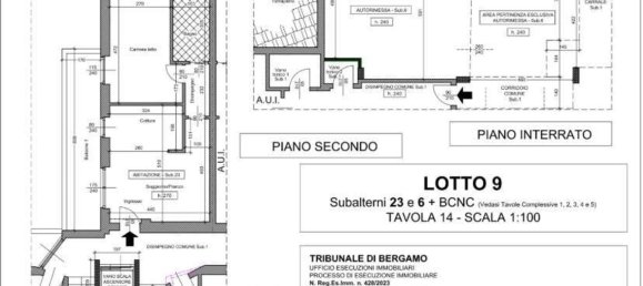 Apartamento de 2 divisões em Ponte San Pietro, Italy N.º 6747 6