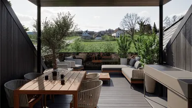 Ático de 3 habitaciónes en Feldbach, Austria No. 55479