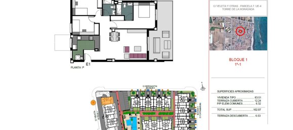 3 bedrooms Apartment in Higuericas Bay, Alicante, Spain No. 15575 2