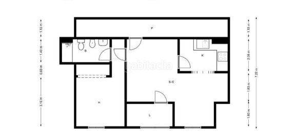 1 bedroom Apartment in Zaragoza, Spain No. 168668 22