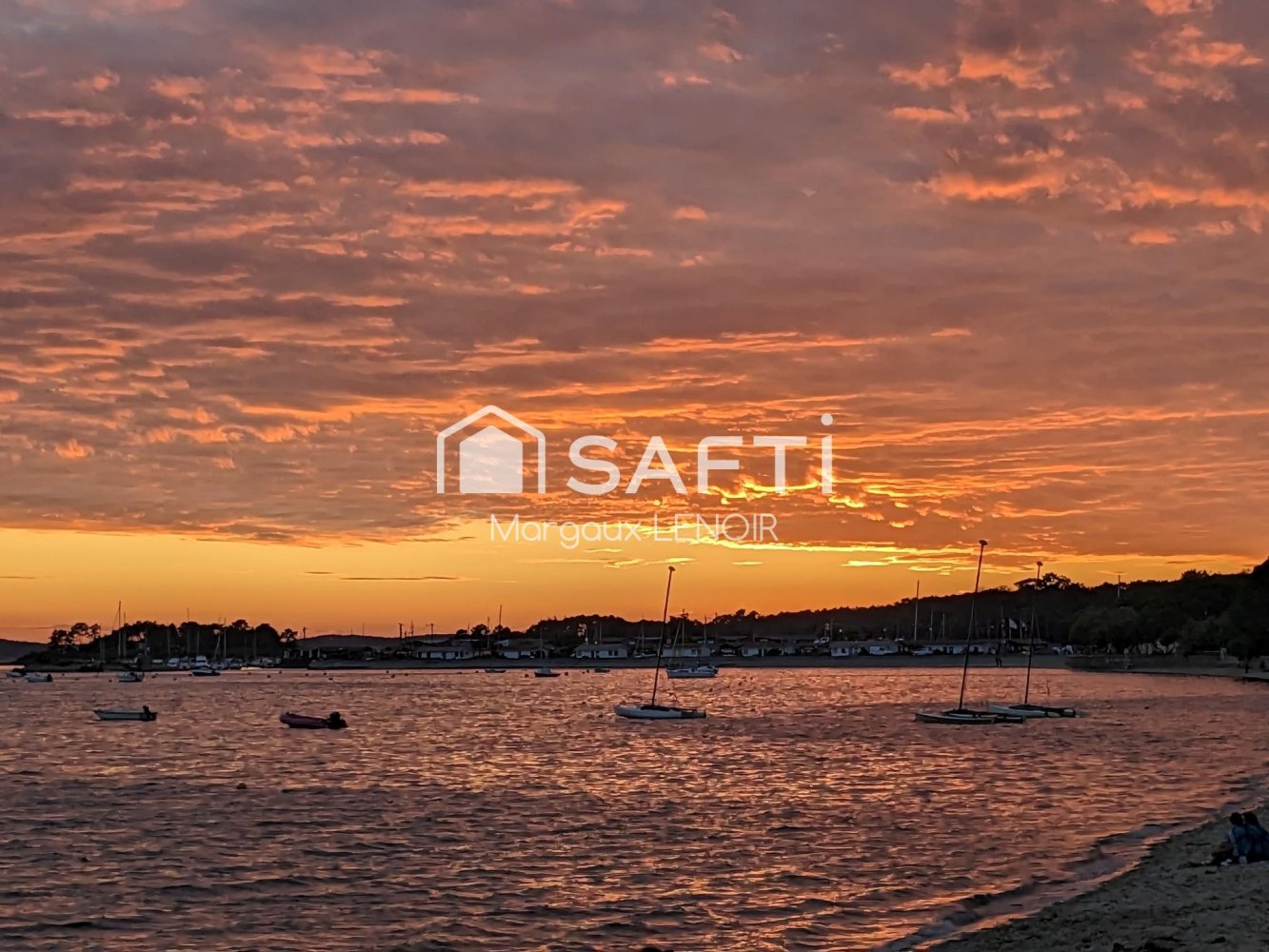 Дуплекс с 1 спальней в Андернос-ле-Бен, Франция № 104563