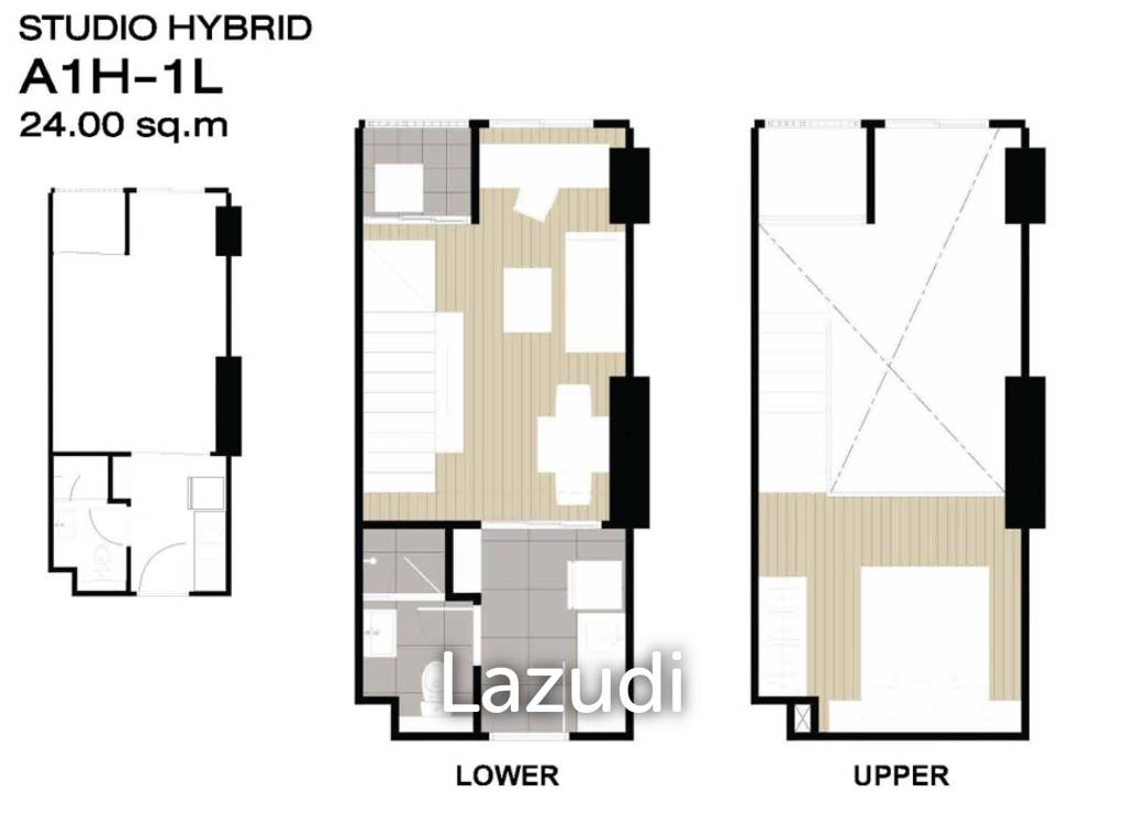 Condo à Railay Beach, Thailand 24m² No. 27112