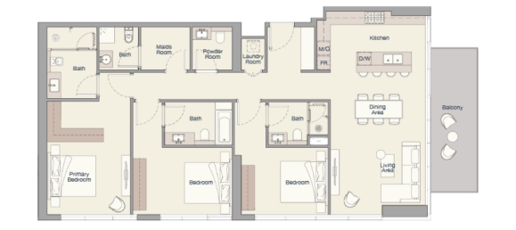 Estudio en Business Bay, UAE No. 121184 7