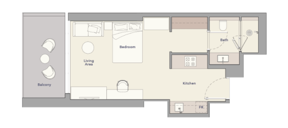 Estudio en Business Bay, UAE No. 121184 4